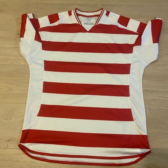 Stormtech red and white striped jersey -Large - Picture 1 of 5